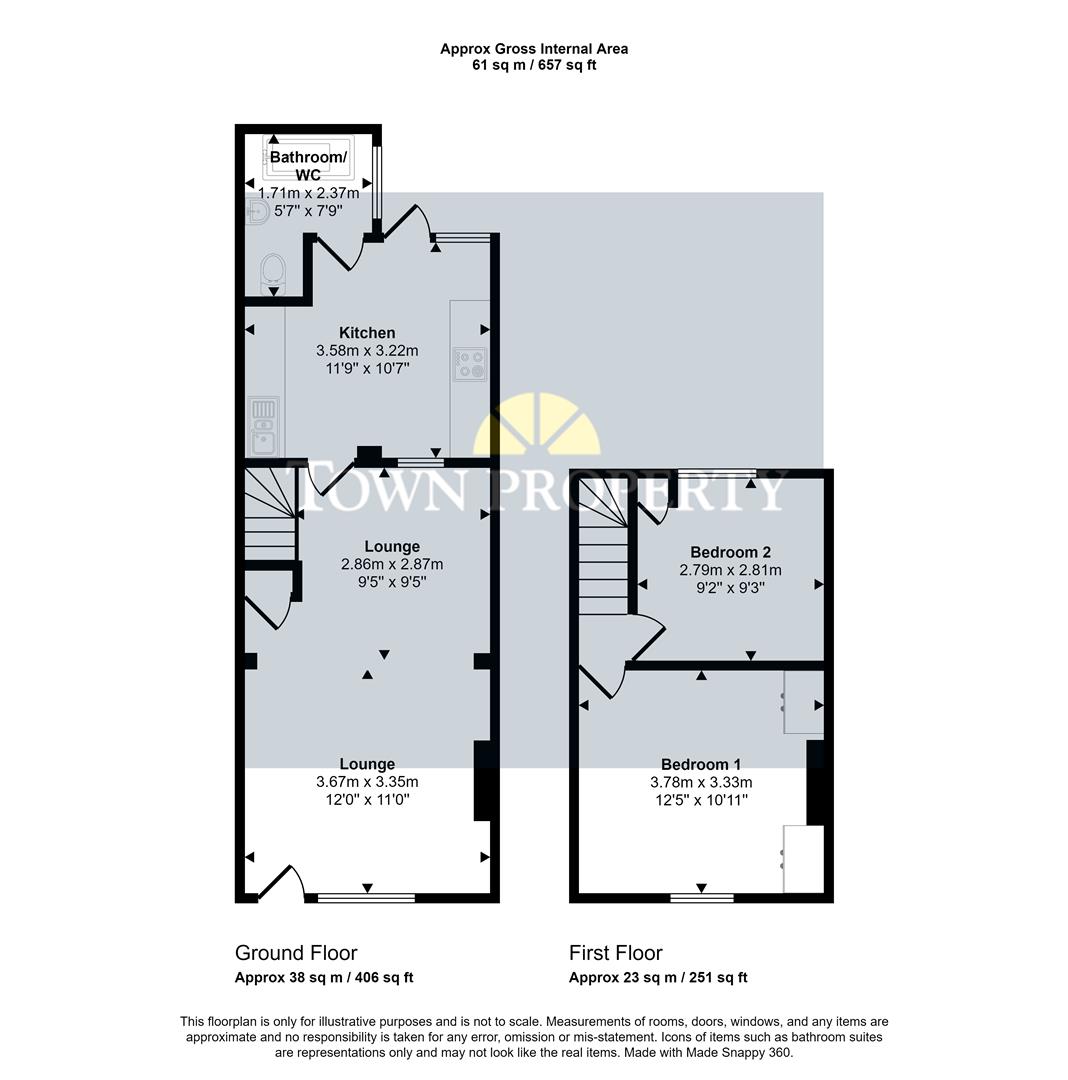 Property Details for Longstone Road Eastbourne BN22 8DA Town